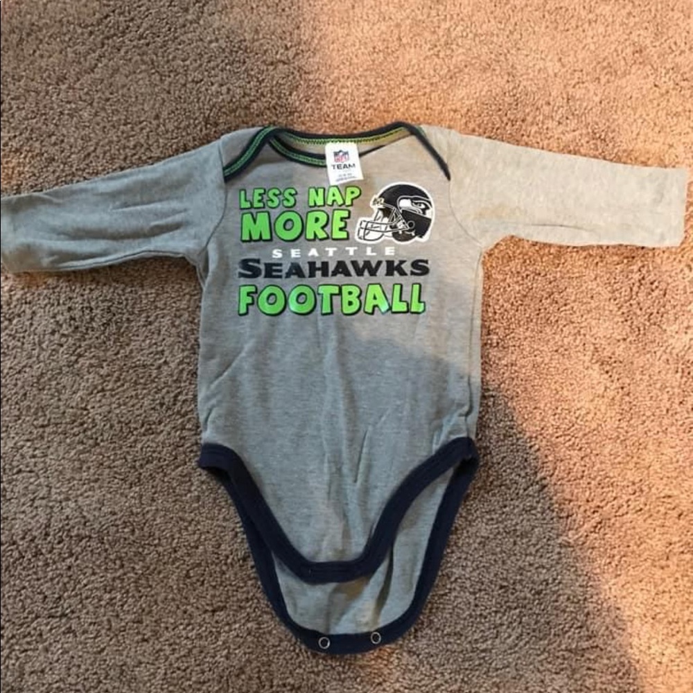 3/$18 Seahawks 0-3 onesie